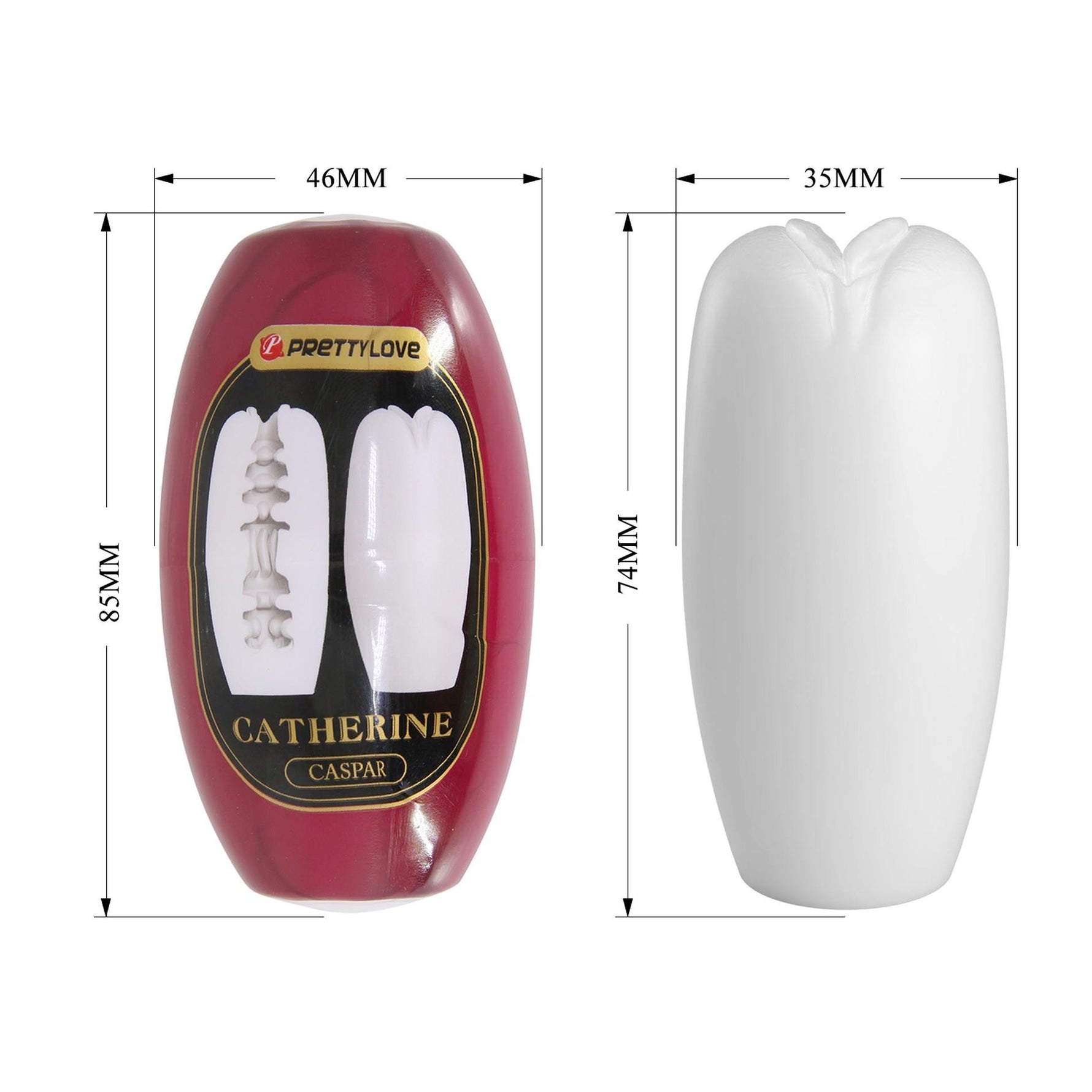 Masturbatorul elastic Pretty Love de la Catherine Caspar