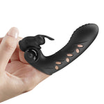 Husă de deget Pretty Love Honey Finger Bunny din silicon, 10 vibrații