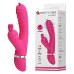 Vibrator Pretty Love Phoenix pentru sugere și lingerea iepurașului