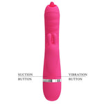 Vibrator Pretty Love Phoenix pentru sugere și lingerea iepurașului