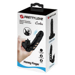 Accesoriu vibrant pentru deget Pretty Love Honey, 10 funcții