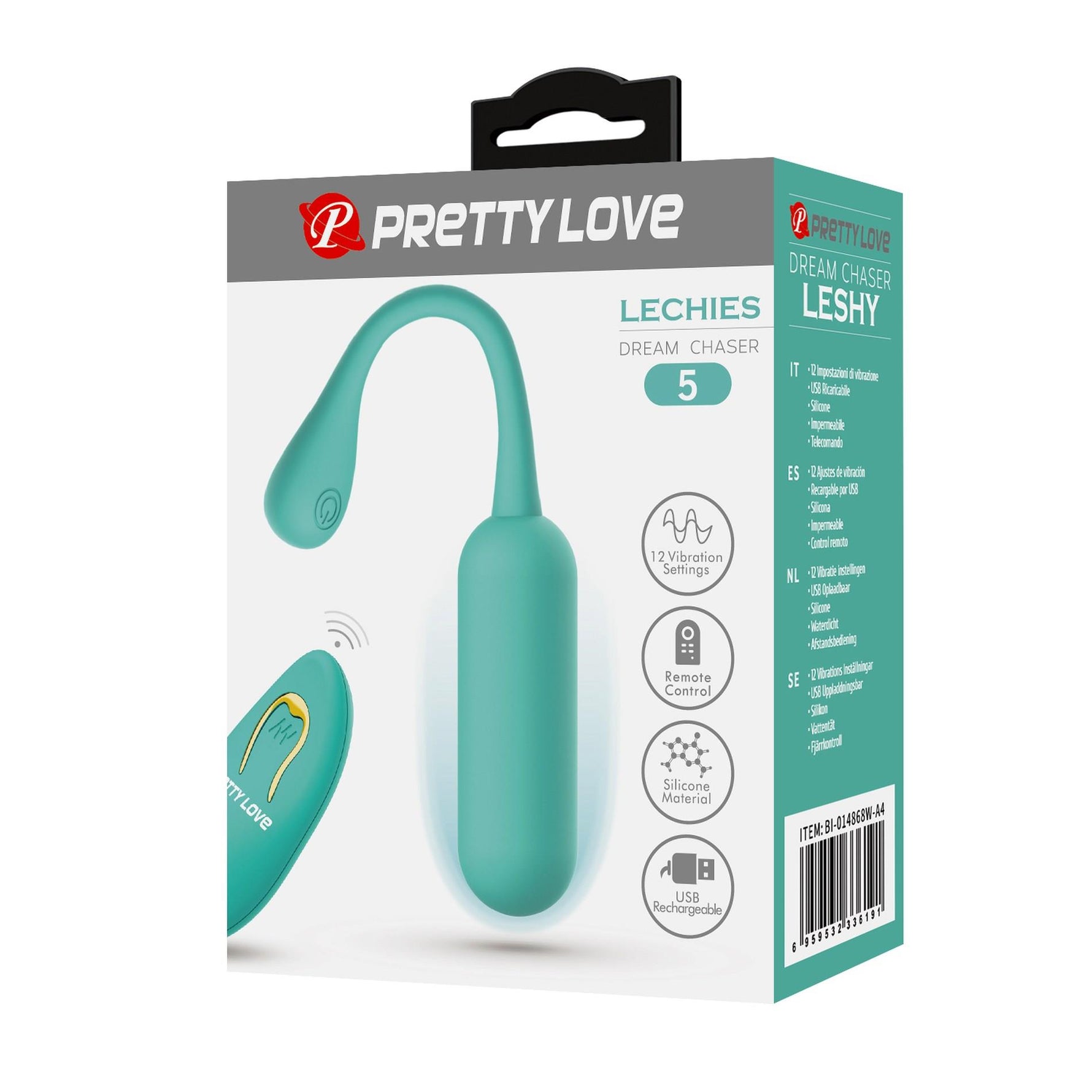 Pretty Love Lechies Dream Chaser Vibrator Ou Verde cu Telecomandă