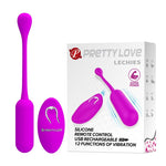Ou vibrant wireless din silicon Pretty Love Lechies cu telecomandă