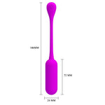 Ou vibrant wireless din silicon Pretty Love Lechies cu telecomandă