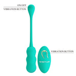 Ou vibrant Pretty Love Leshy Dream Chaser din silicon verde cu telecomandă