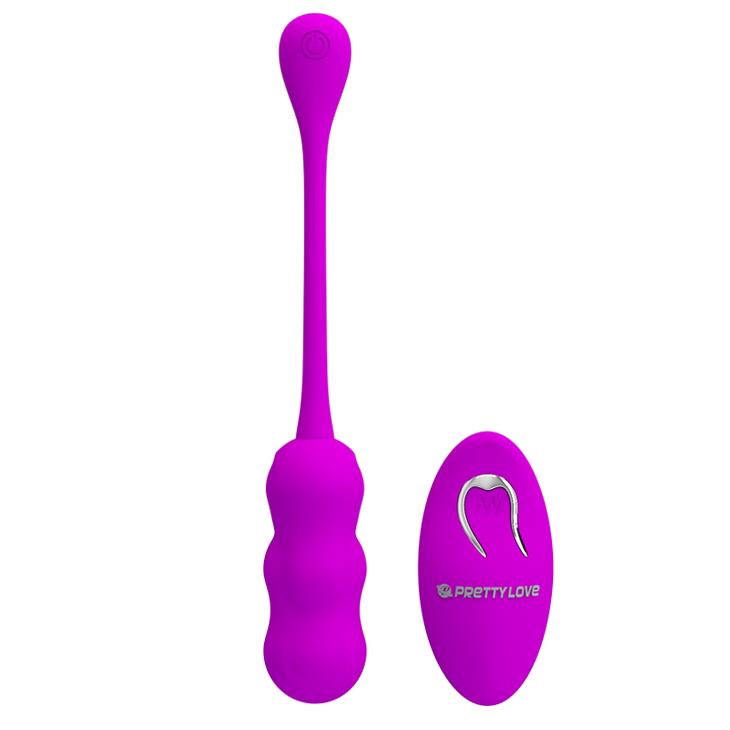 Ou vibrant wireless din silicon Pretty Love Leshy cu telecomandă