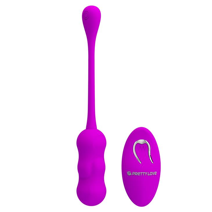 Ou vibrant wireless din silicon Pretty Love Leshy cu telecomandă