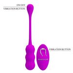 Ou vibrant wireless din silicon Pretty Love Leshy cu telecomandă