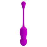 Ou vibrant Pretty Love Callie violet, 12 vibrații, 12 împingeri, USB