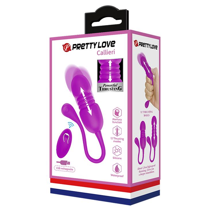 Pretty Love Callieri Ou vibrator wireless violet USB