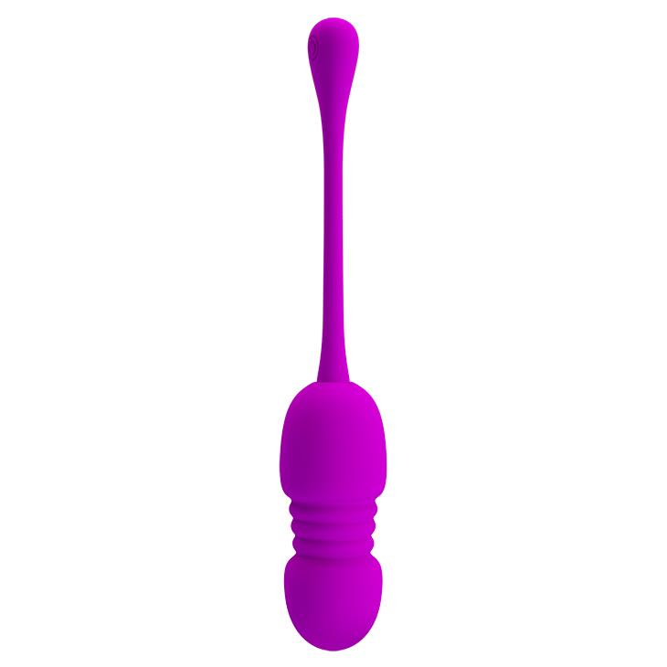 Ou vibrant Pretty Love Callie violet, 12 vibrații, 12 împingeri, USB