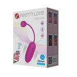 Ou vibrant Pretty Love Nymph cu aplicație, violet AAA
