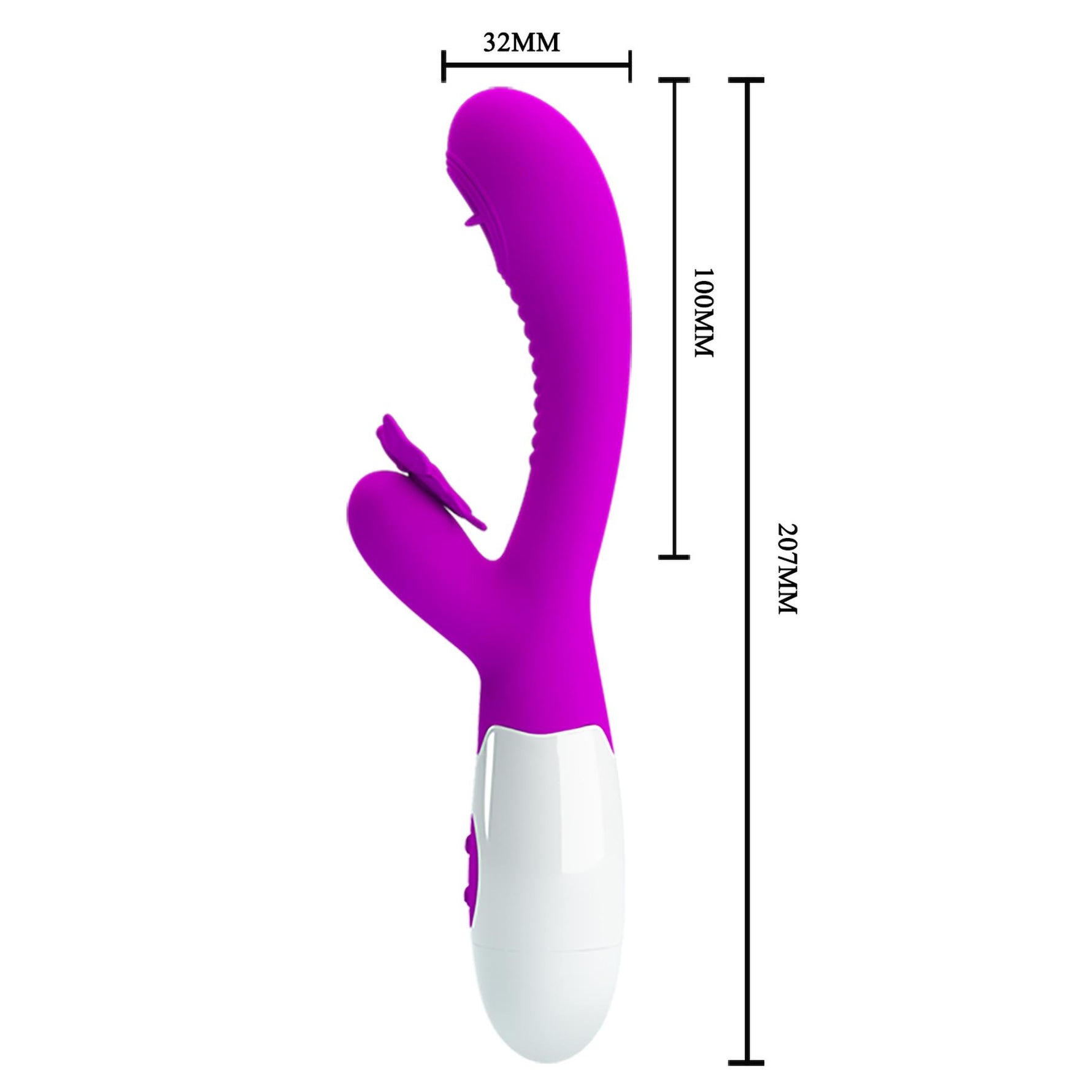 Vibrator Pretty Love Moth Butterfly cu 12 vibrații și 3 moduri de linge