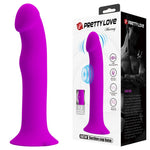 Vibrator anal Pretty Love Murray, mov, cu 12 vibrații, ventuză