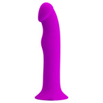 Vibrator anal Pretty Love Murray, mov, cu 12 vibrații, ventuză