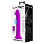 Vibrator anal Pretty Love Murray, mov, cu 12 vibrații, ventuză