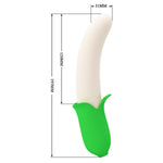 Vibrator USB pentru punctul G din silicon Pretty Love Banana Knight