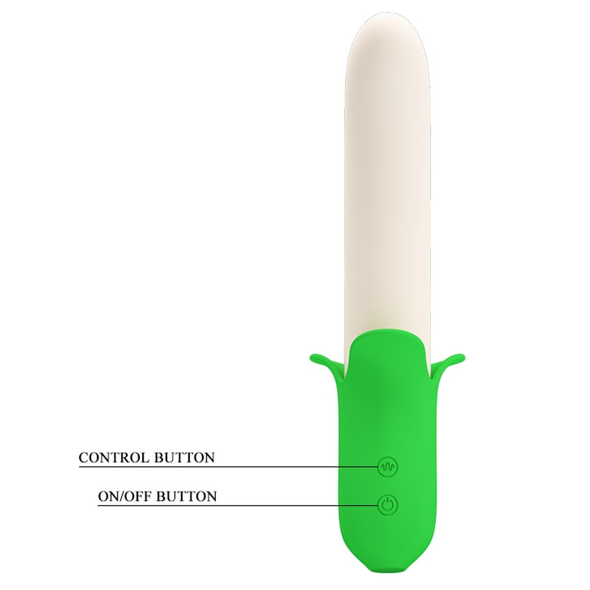 Vibrator USB pentru punctul G din silicon Pretty Love Banana Knight
