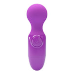 Vibrator Pretty Love Mini din silicon, violet, rezistent la apă, AAA