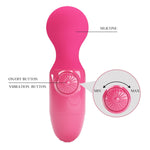 Pretty Love - Mini masaj vibrator USB din silicon, impermeabil