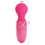 Pretty Love - Mini masaj vibrator USB din silicon, impermeabil