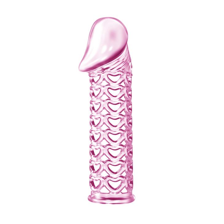 Extensor de penis Baile roz, impermeabil, cu întârziere
