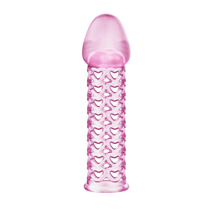 Extensor de penis Baile roz, impermeabil, cu întârziere