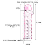 Extensor de penis Baile roz, impermeabil, cu întârziere
