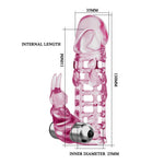 Extensie vibratoare Baile UltimateLove roz cu 10 funcții