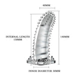 Extensie gel transparentă Baile Brave Man cu țepi 14 cm