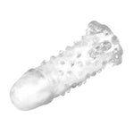 Extensor de penis cu nervuri Baile Brave Man, transparent, 13,5 cm
