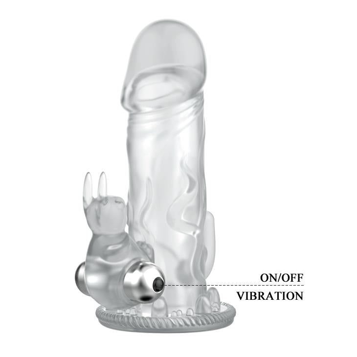 Extensor vibrant pentru penis Baile Brave Man Bunny