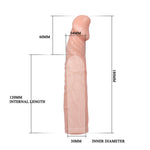 Extensor de penis realist Baile Deep Love cu vibrator