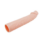 Extensor de penis realist cu încălzire Baile Deep Love, culoarea pielii