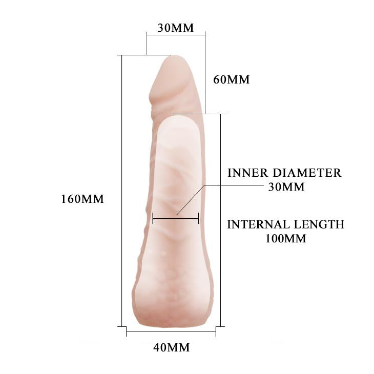 Pretty Love Big Man III Extensor realist pentru penis
