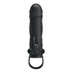 Manșon vibrant pentru penis Pretty Love cu curea pentru testicule