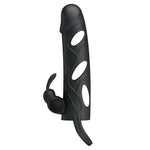 Manșon vibrant pentru penis Pretty Love cu curea pentru testicule