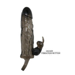 Extensor vibrant pentru penis Baile Brave Man Smoke 15 cm