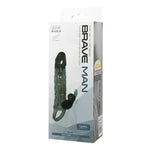Extensor vibrant pentru penis Baile Brave Man Smoke 15 cm