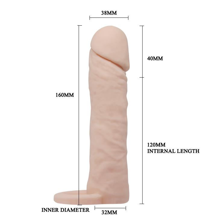 Pretty Love Extensor de penis realist gros, mediu