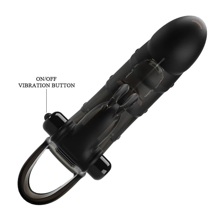 Pretty Love Extensor de penis vibrant cu 10 funcții