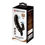 Pretty Love Extensor de penis vibrant cu 10 funcții
