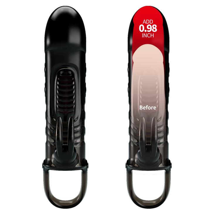 Pretty Love Sloane Extensor de penis vibrant negru
