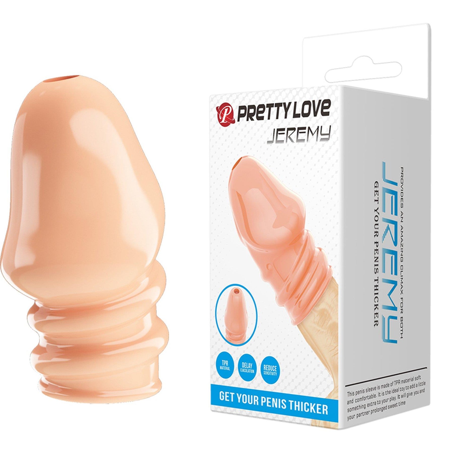 Pretty Love Jeremy Extensor de îngroșare a penisului Flesh