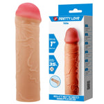 Pretty Love Nile Extensor Realist pentru Penis 25mm