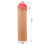 Pretty Love Nile Extensor Realist pentru Penis 25mm
