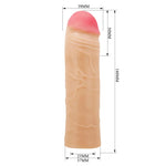 Pretty Love Chane Extensor realist pentru penis 50 mm
