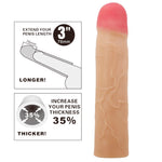 Pretty Love Kylian Flesh Extensor Realistic pentru Penis 76mm