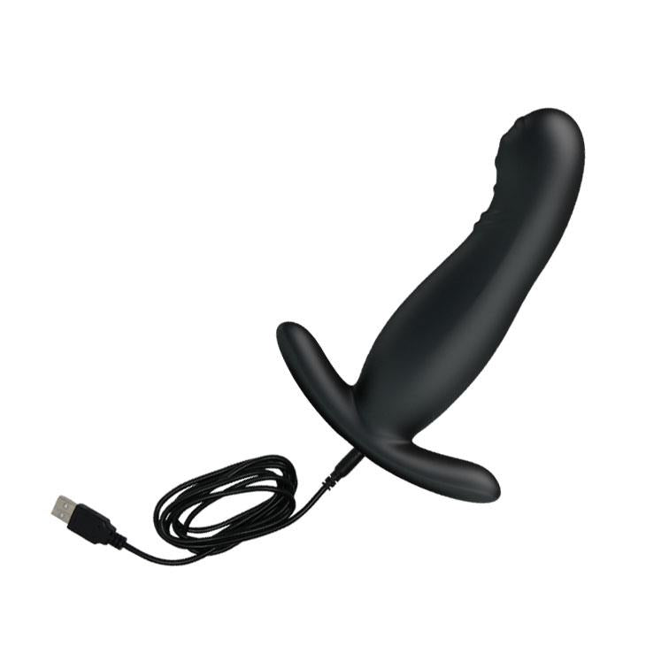 Pretty Love Aparat de masaj pentru prostată cu vibrații, negru, USB, 13 cm