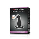 Pretty Love Aparat de masaj pentru prostată cu vibrații, negru, USB, 13 cm